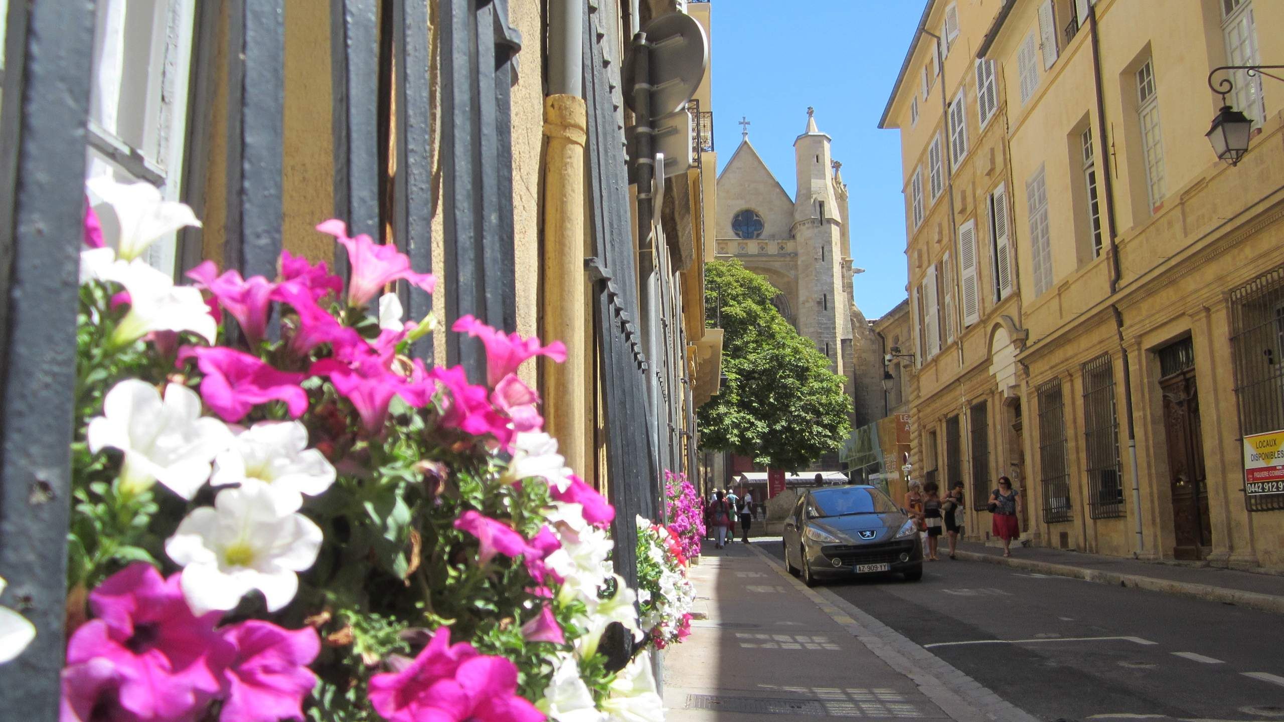 Ruelle fleurie d'Aix-en-Provence